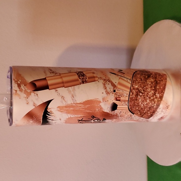 20 Oz. Stainless Steel "But First Makeup" Insulated Tumbler - Picture 6 of 8